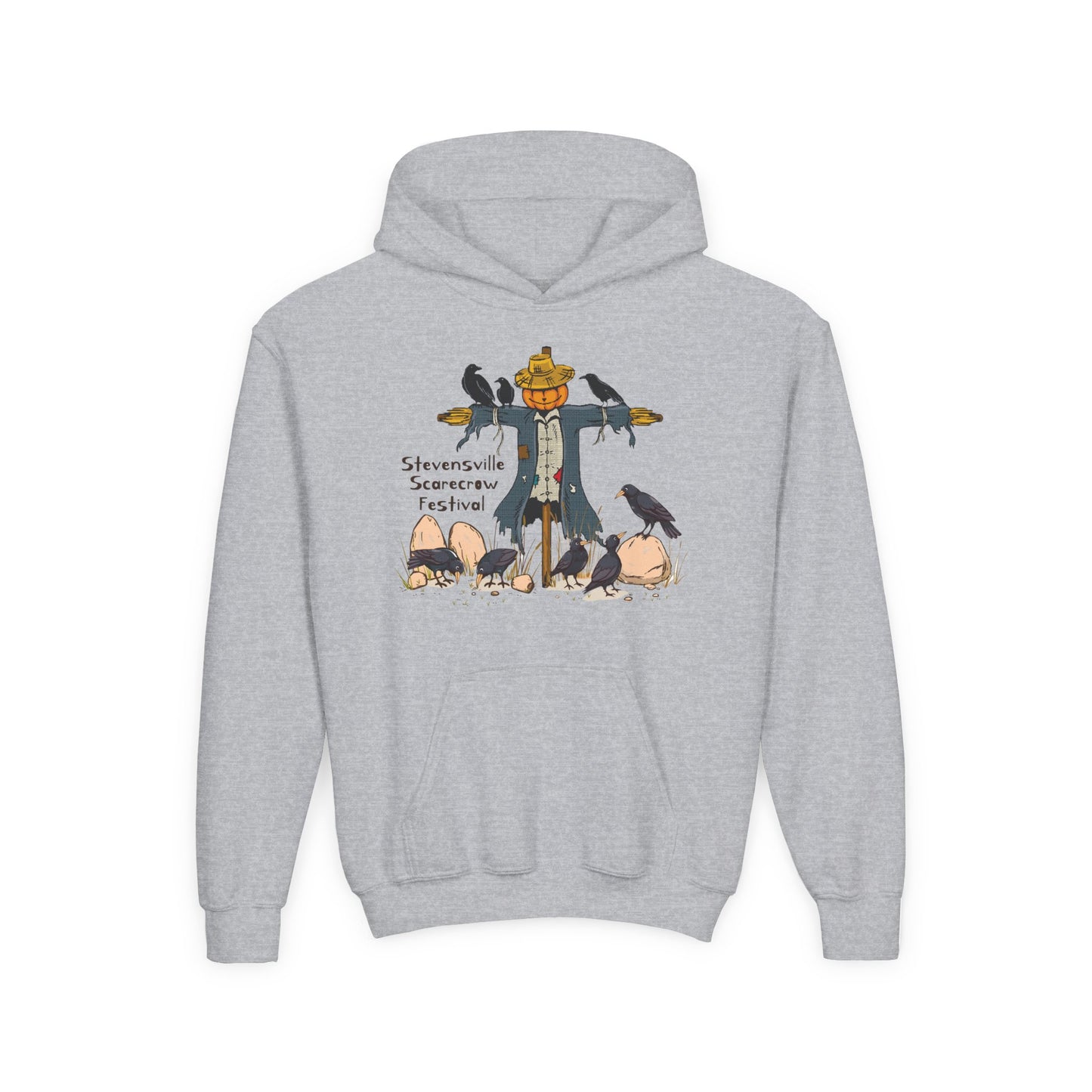 Stevensville Scarecrow Festival – Youth Heavy Blend Hooded Sweatshirt