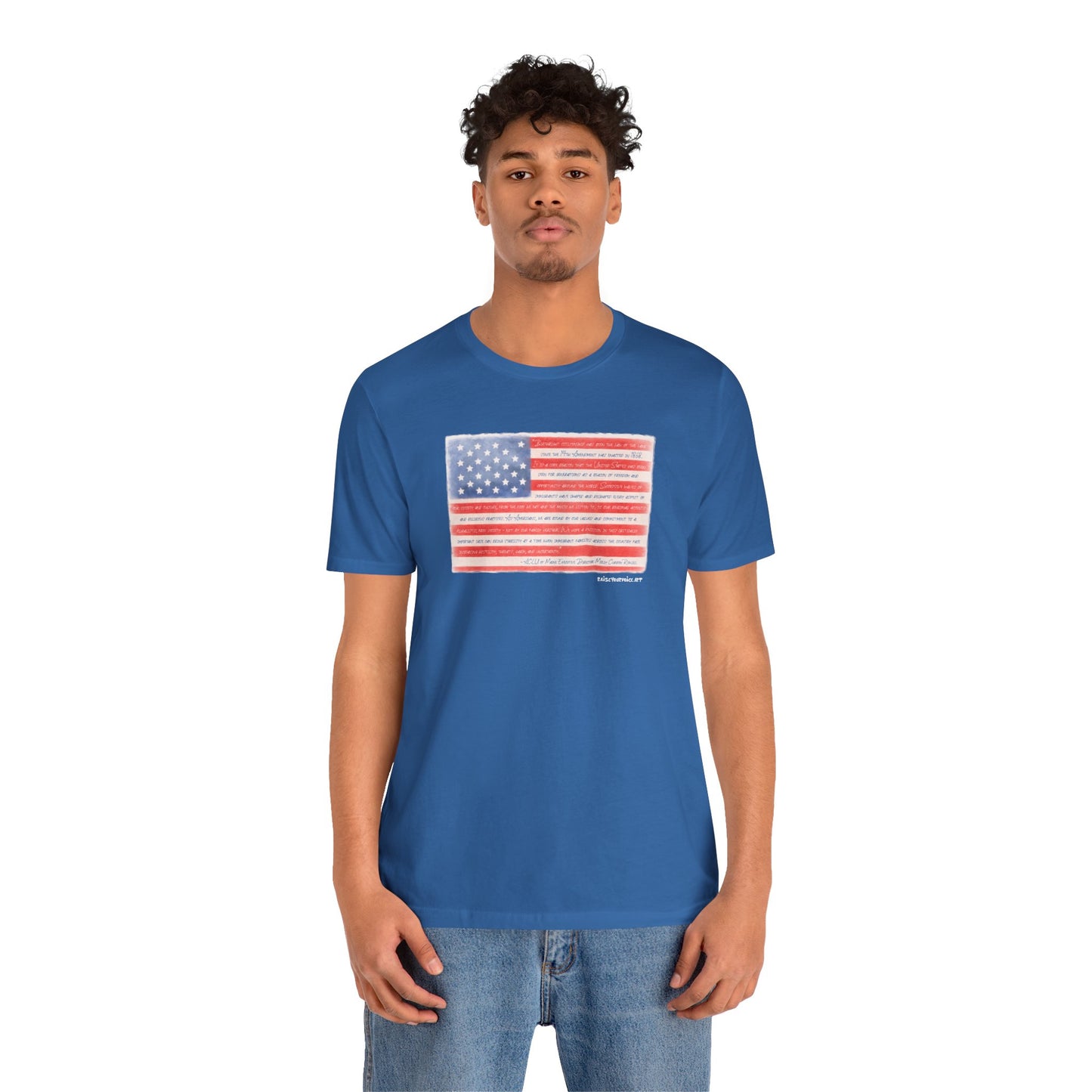 Birthright citizenship quote from ACLU director Rowles, unisex tee