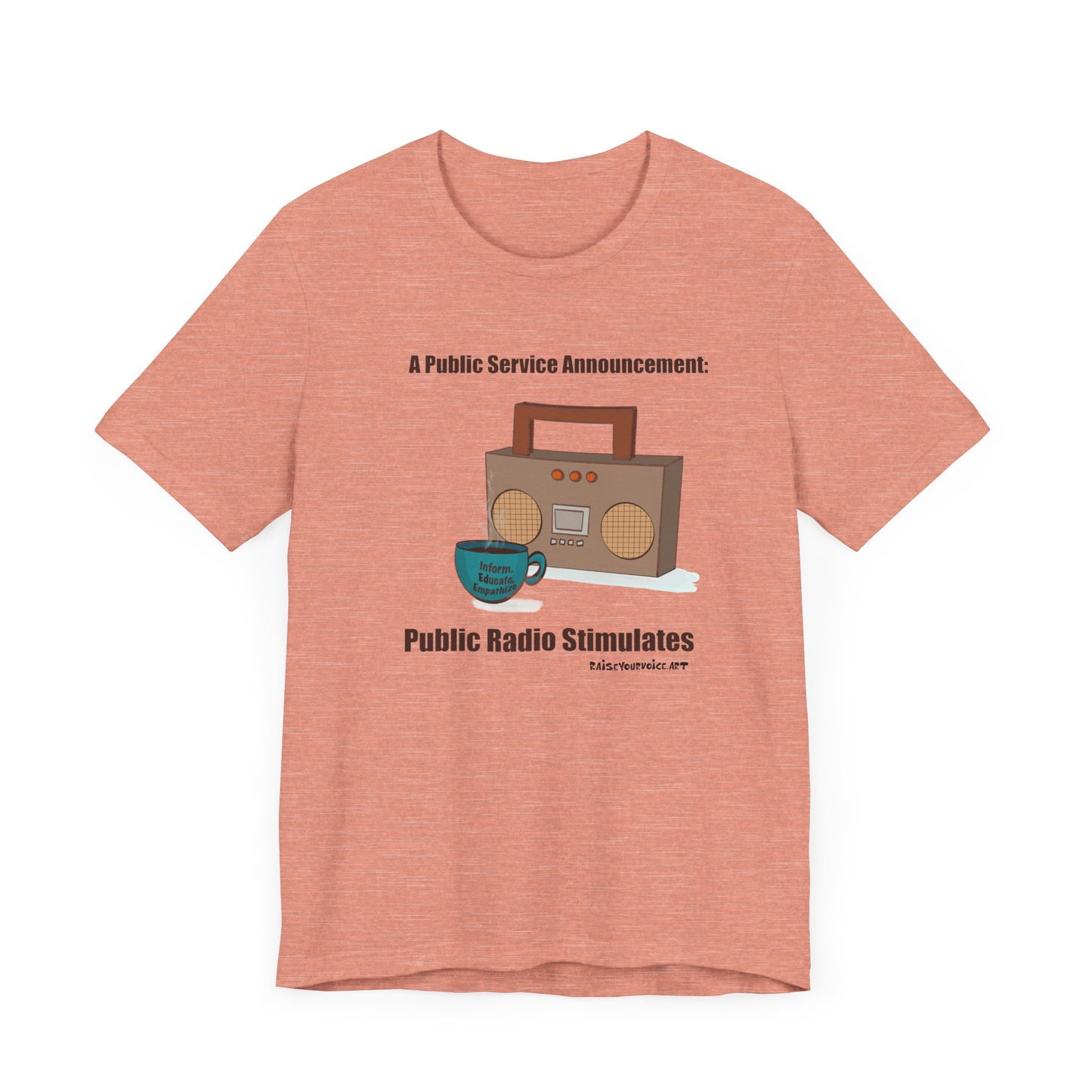 Public Radio Stimulates Unisex Jersey Tee