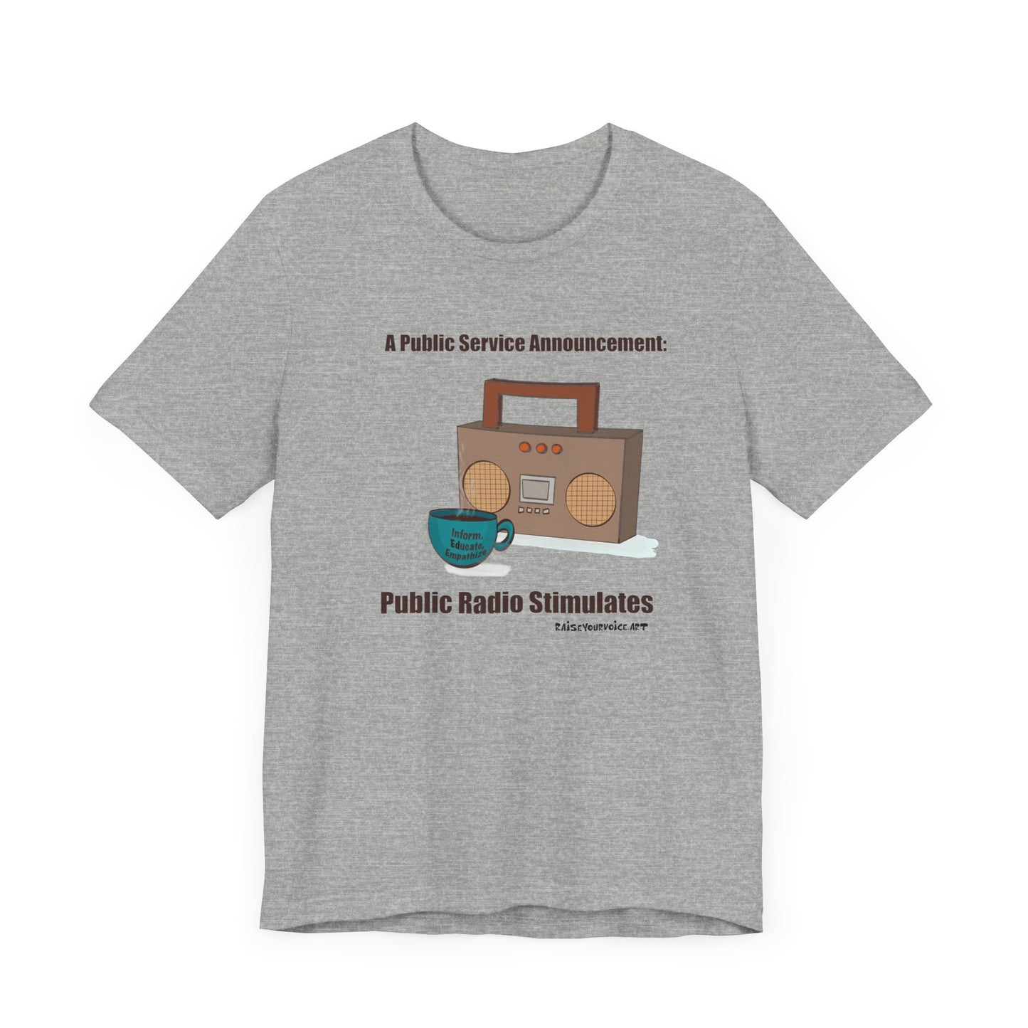Public Radio Stimulates Unisex Jersey Tee