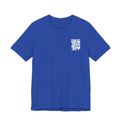 No Sheep Creek Mine, Don’t Pollute the Root, image on the back, Unisex Jersey Short Sleeve Tee