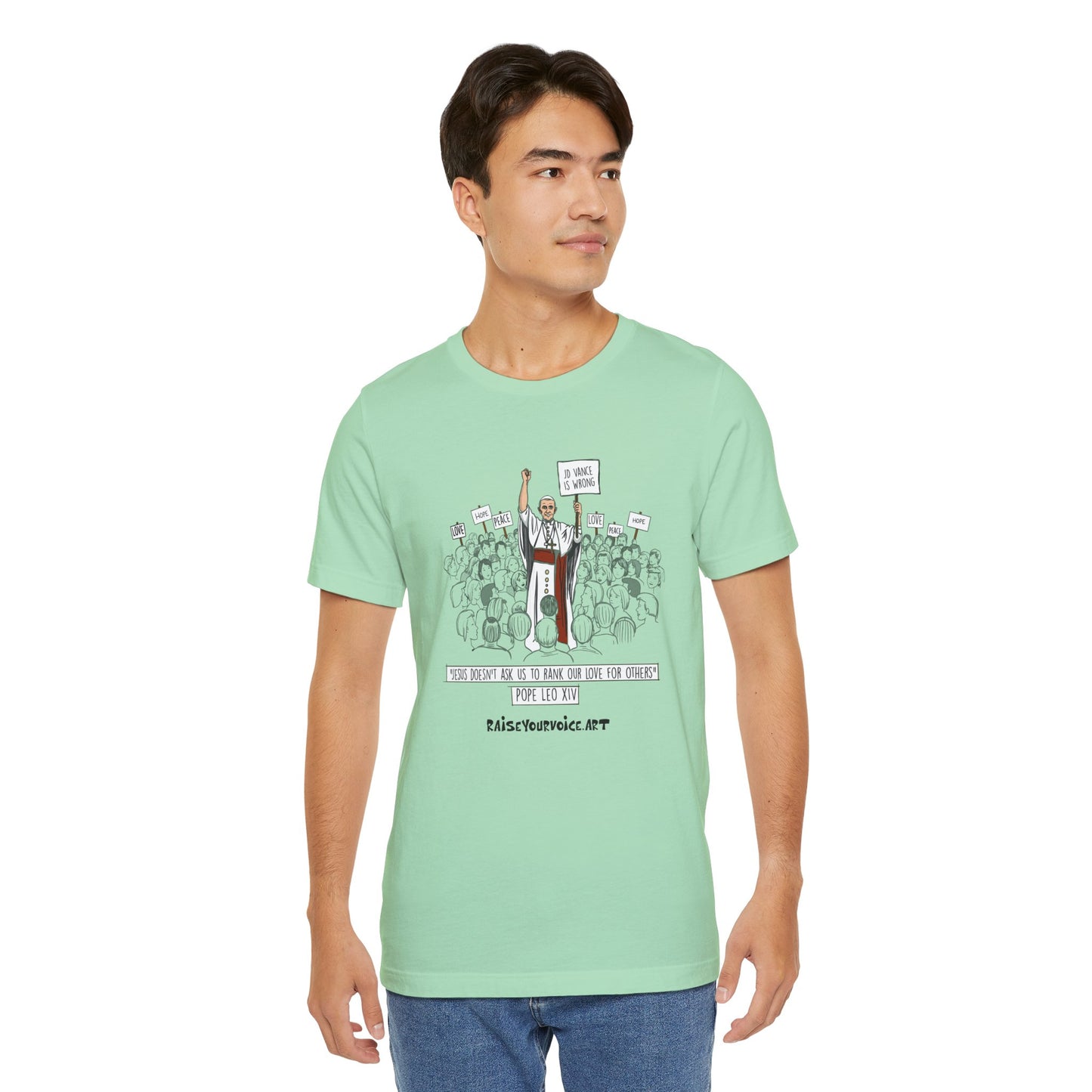 Pope Leo XIV Unisex Tee - American Pope Tribute