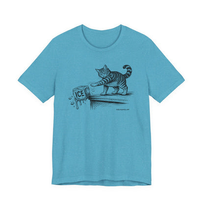 Methods of Resistance: Refusal, cats against ice, unisex tee