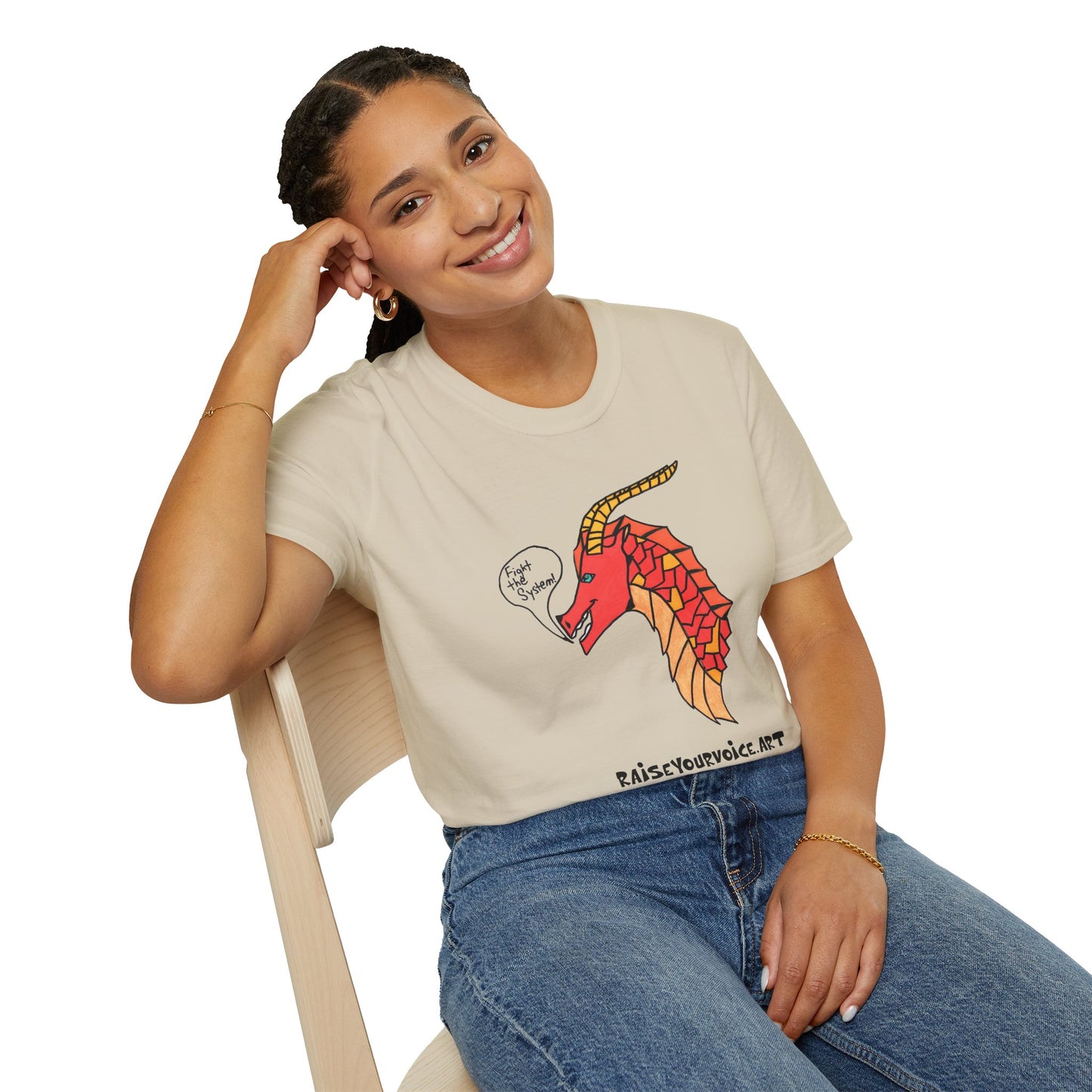 Roar Like  A Dragon Unisex T-Shirt - Raise Your Voice