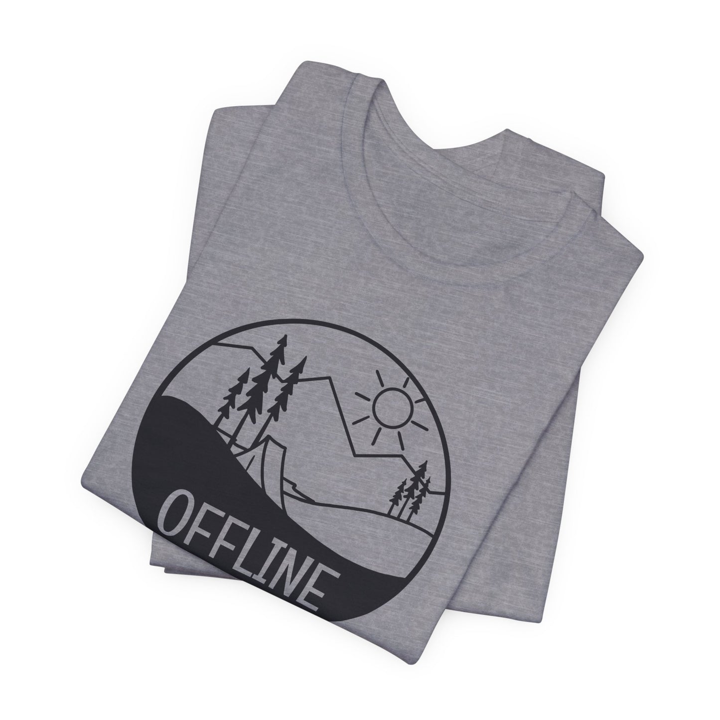 Offline,  Unisex Jersey Short Sleeve Tee
