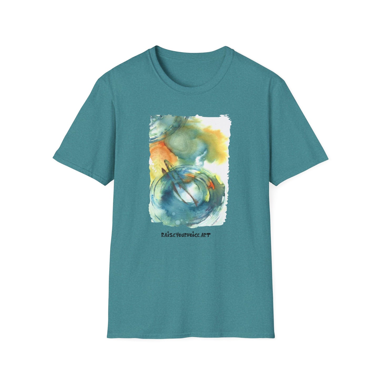 T-shirt for the fish lover, Eco-Friendly Artistic Watercolor T-Shirt | Raise Your Voice
