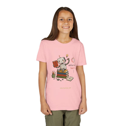Coding for Kids while (alive) {learn ();} – Youth Short Sleeve Tee