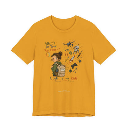 What's in Your Backpack?  Unisex Jersey Short Sleeve Tee