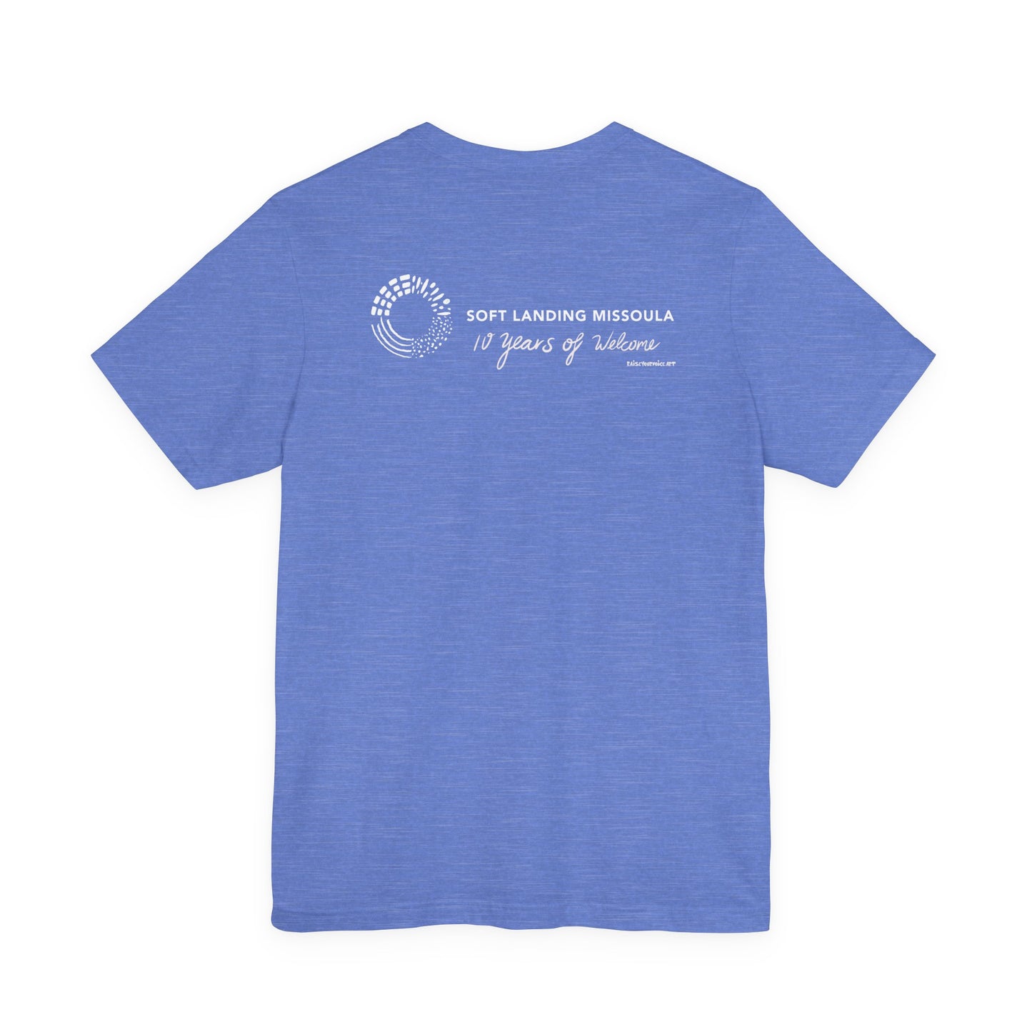Soft Landing Missoula - 10 Years Welcome, unisex tee.
