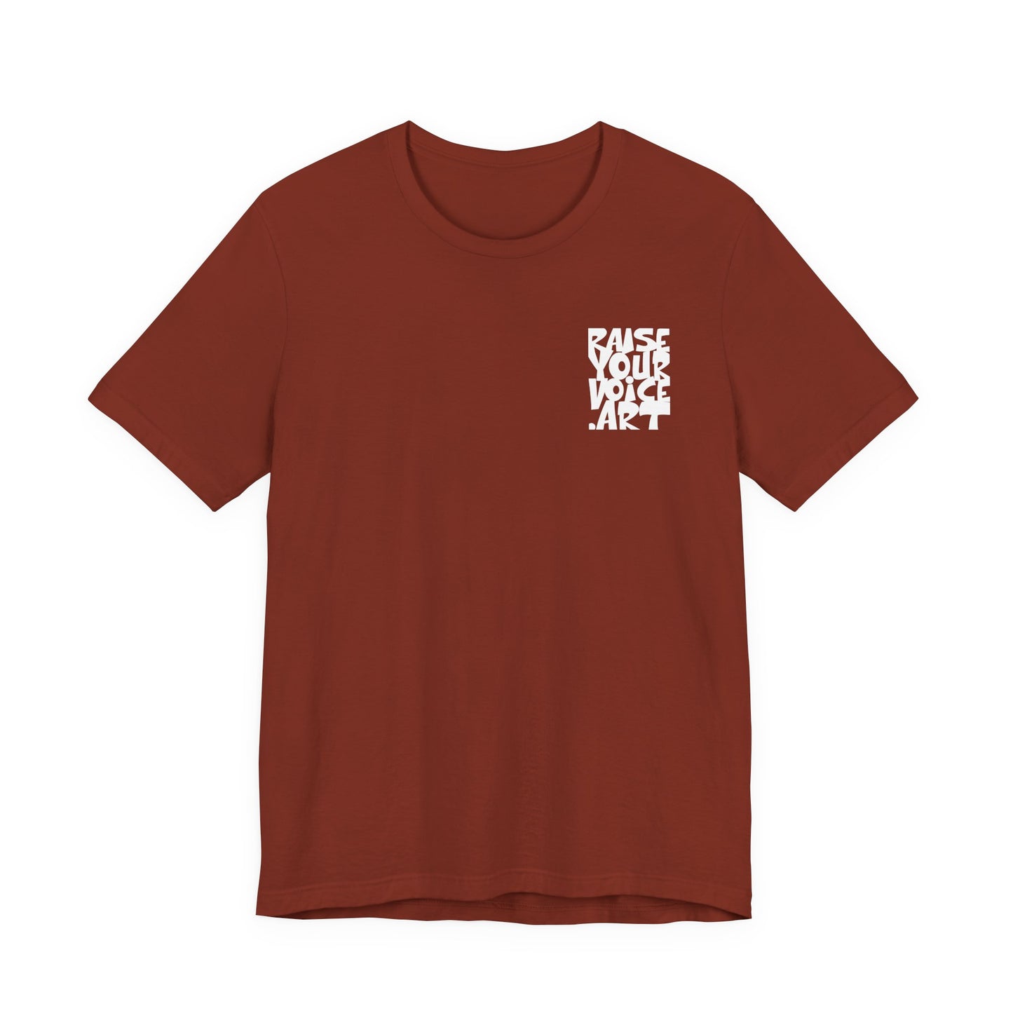 The Montana Plan, Real People, image on the back, Unisex Jersey Short Sleeve Tee