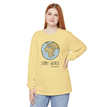 Sorry World Long Sleeve Tee