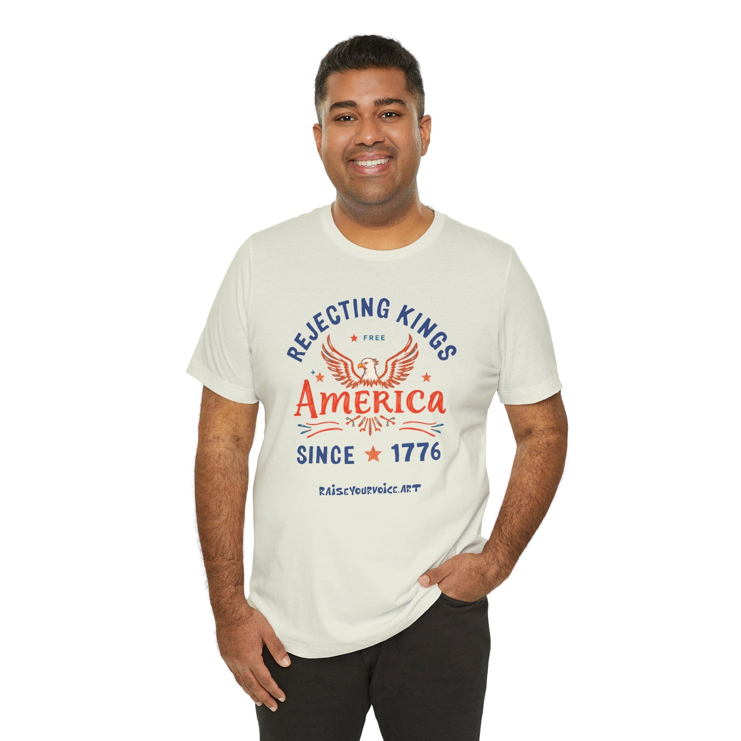 Patriotic Tee for Freedom Lovers, American Flag T-Shirt, 4th of July Outfits, Election Day Apparel, Casual Statement Top