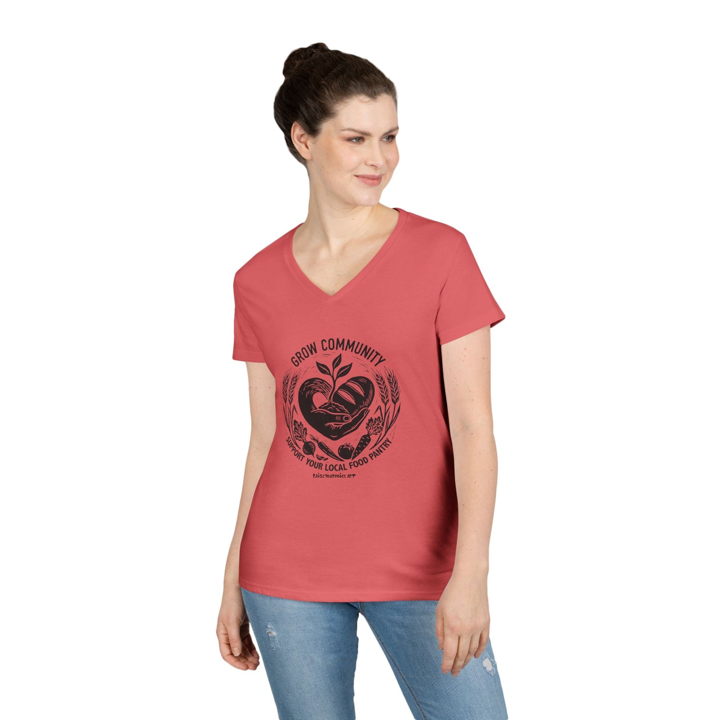 Grow Community Food Security Awareness Women's Tee