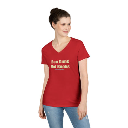 Ban Guns Not Books,  Women's Tee