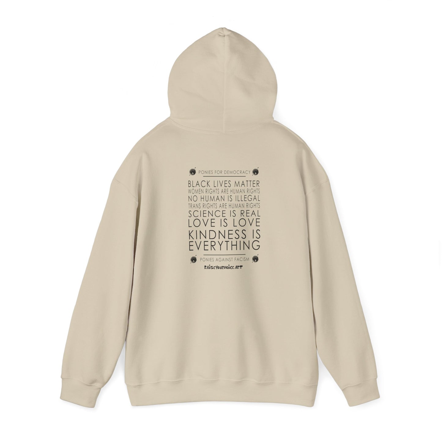 Blue Pony Club - Unisex Heavy Blend™ Hooded Sweatshirt - Love is Love, Kindness is Everything