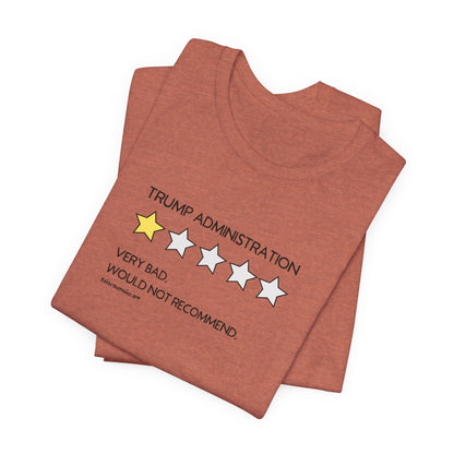 One Star Review, unisex tee