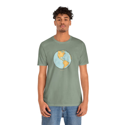 World view, Obama immigration quote, unisex tee