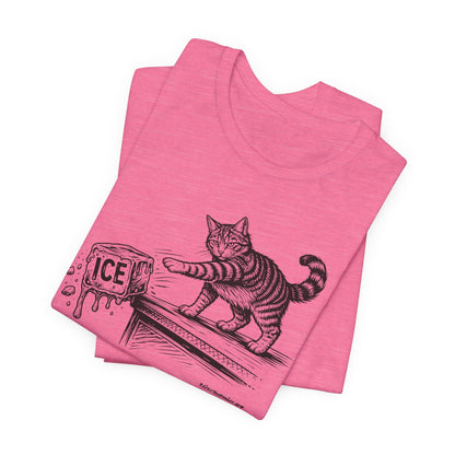 Methods of Resistance: Refusal, cats against ice, unisex tee