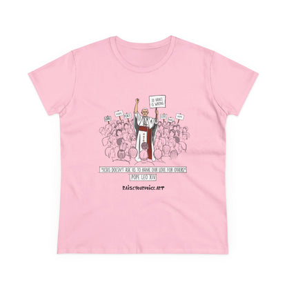 Pope Leo XIV, women's tee