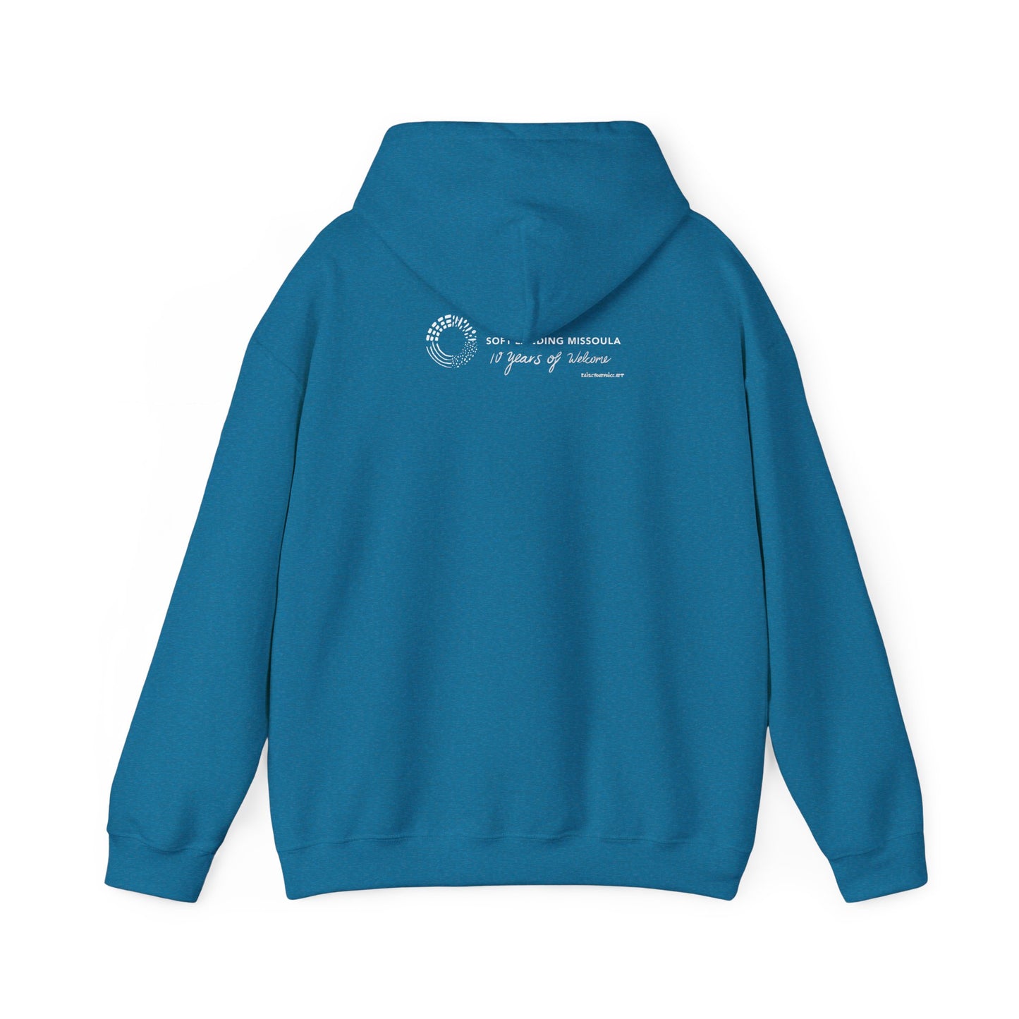 Soft Landing Missoula - 10 Years Welcome, unisex hoodie.
