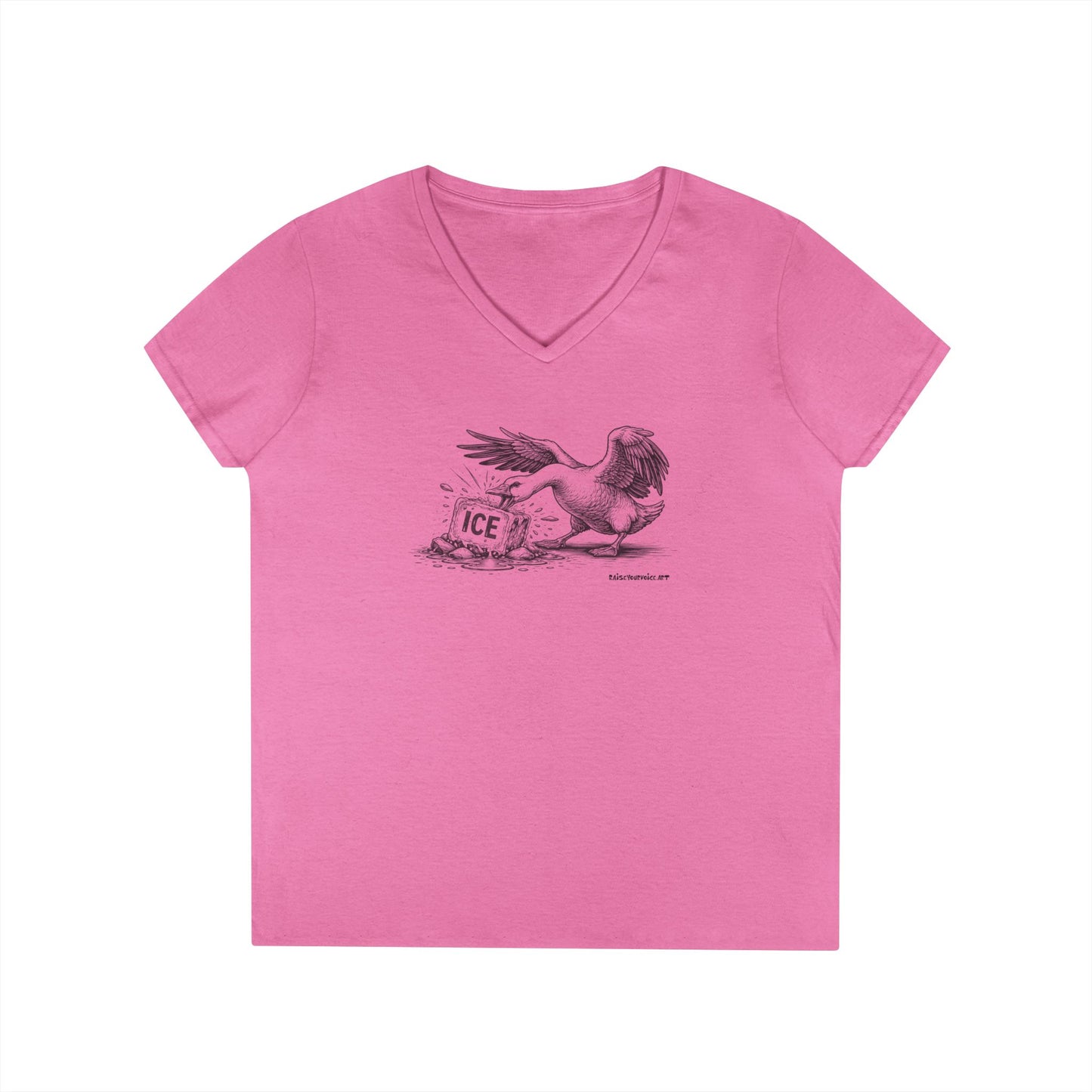 Methods of Resistance: Relentless Chaos - Goose, women's n eck tee.