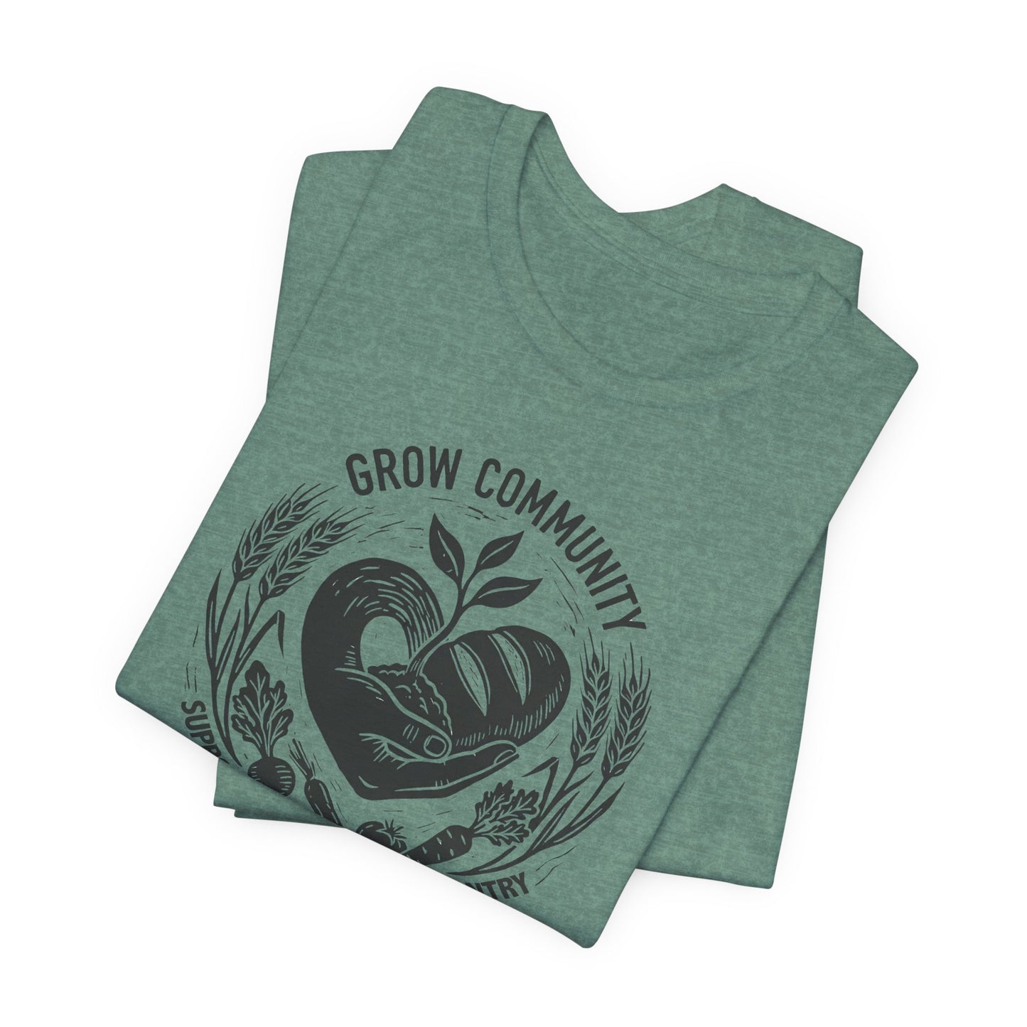 Grow Community Food Security Awareness Unisex Tee