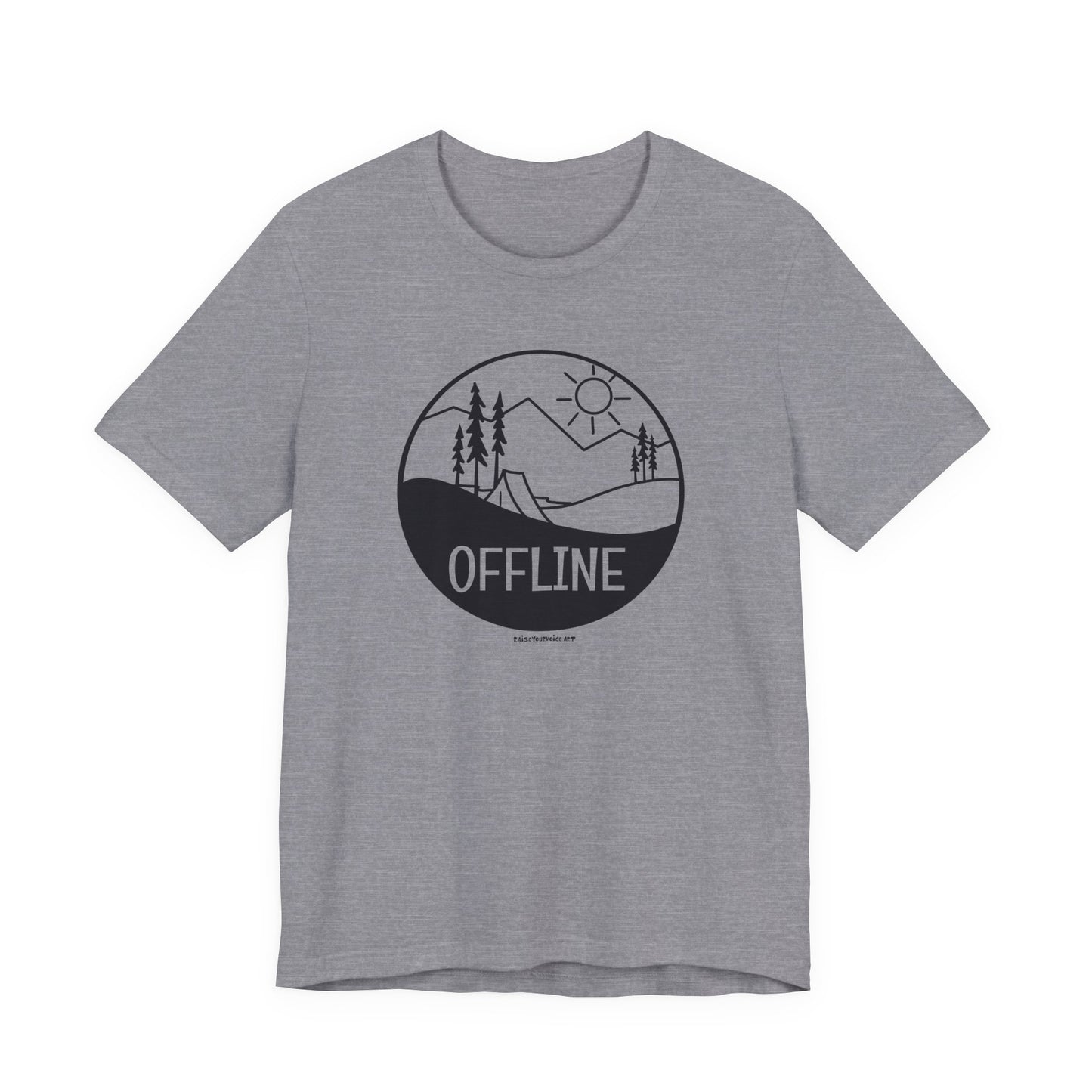 Offline,  Unisex Jersey Short Sleeve Tee