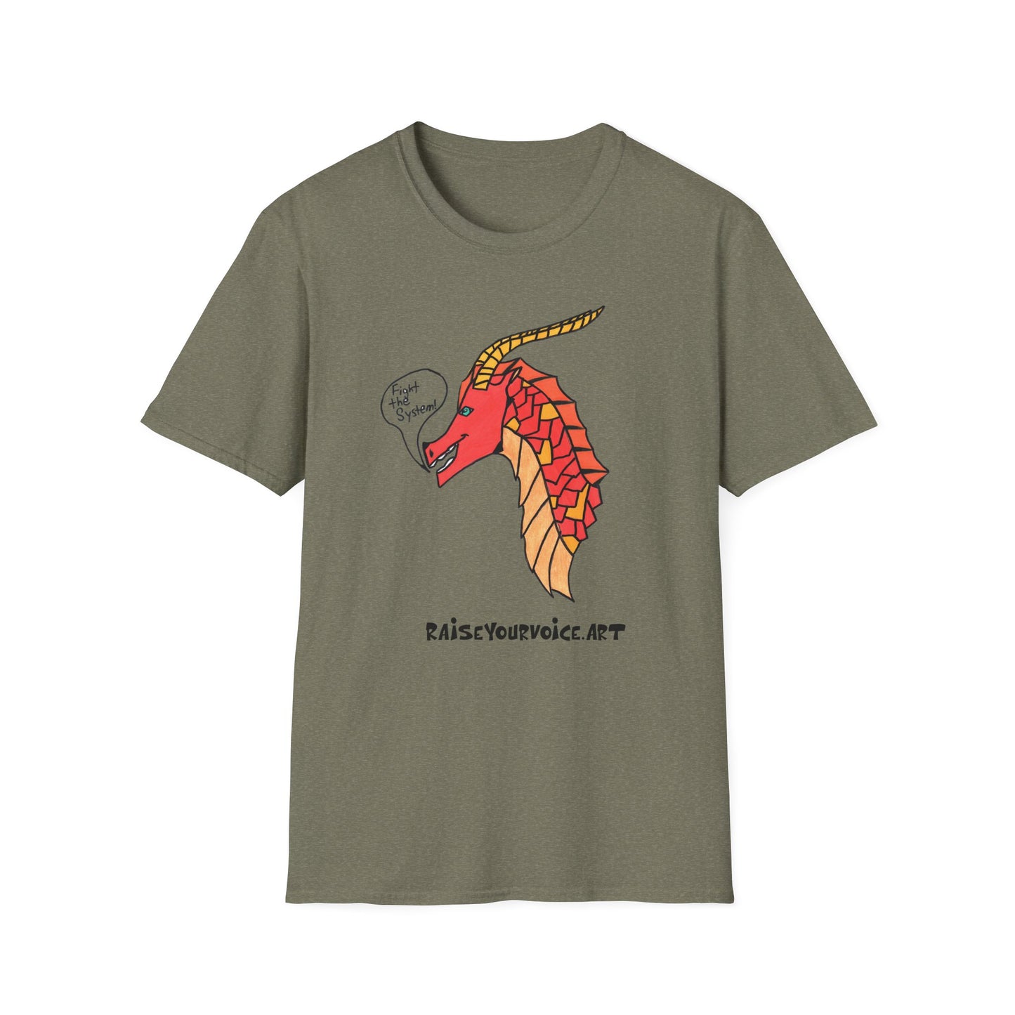 Roar Like  A Dragon Unisex T-Shirt - Raise Your Voice