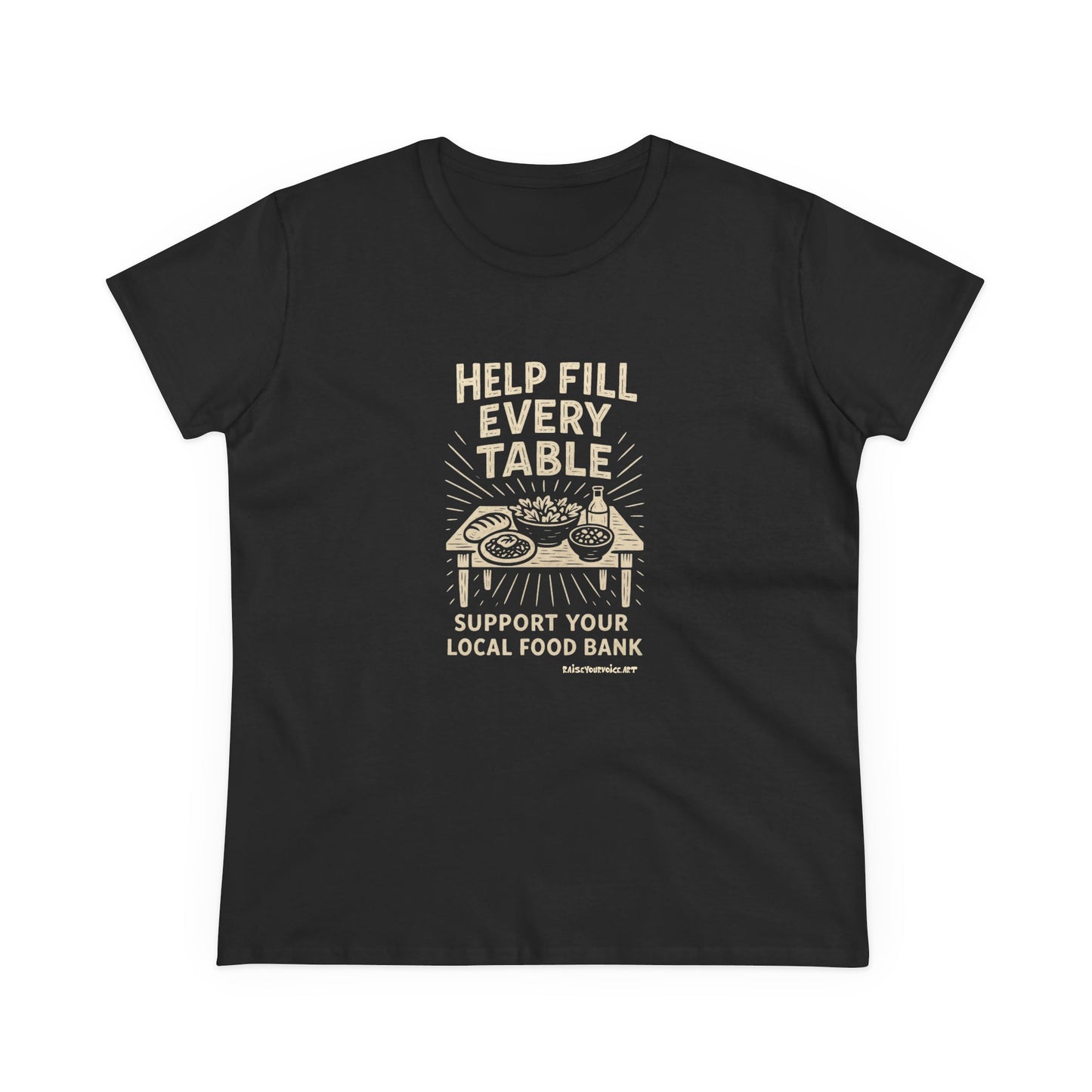 Help Fill Every Table Food Insecurity Awareness Women's Tee