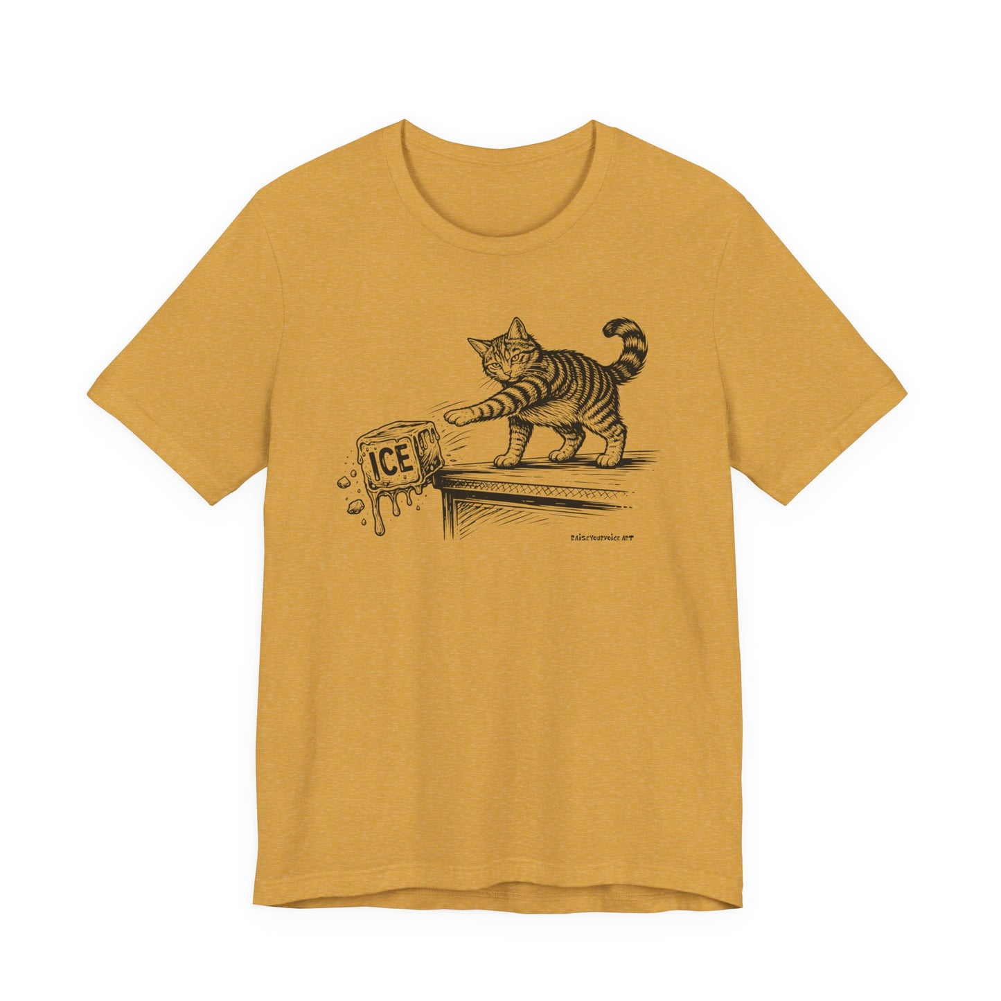 Methods of Resistance: Refusal, cats against ice, unisex tee