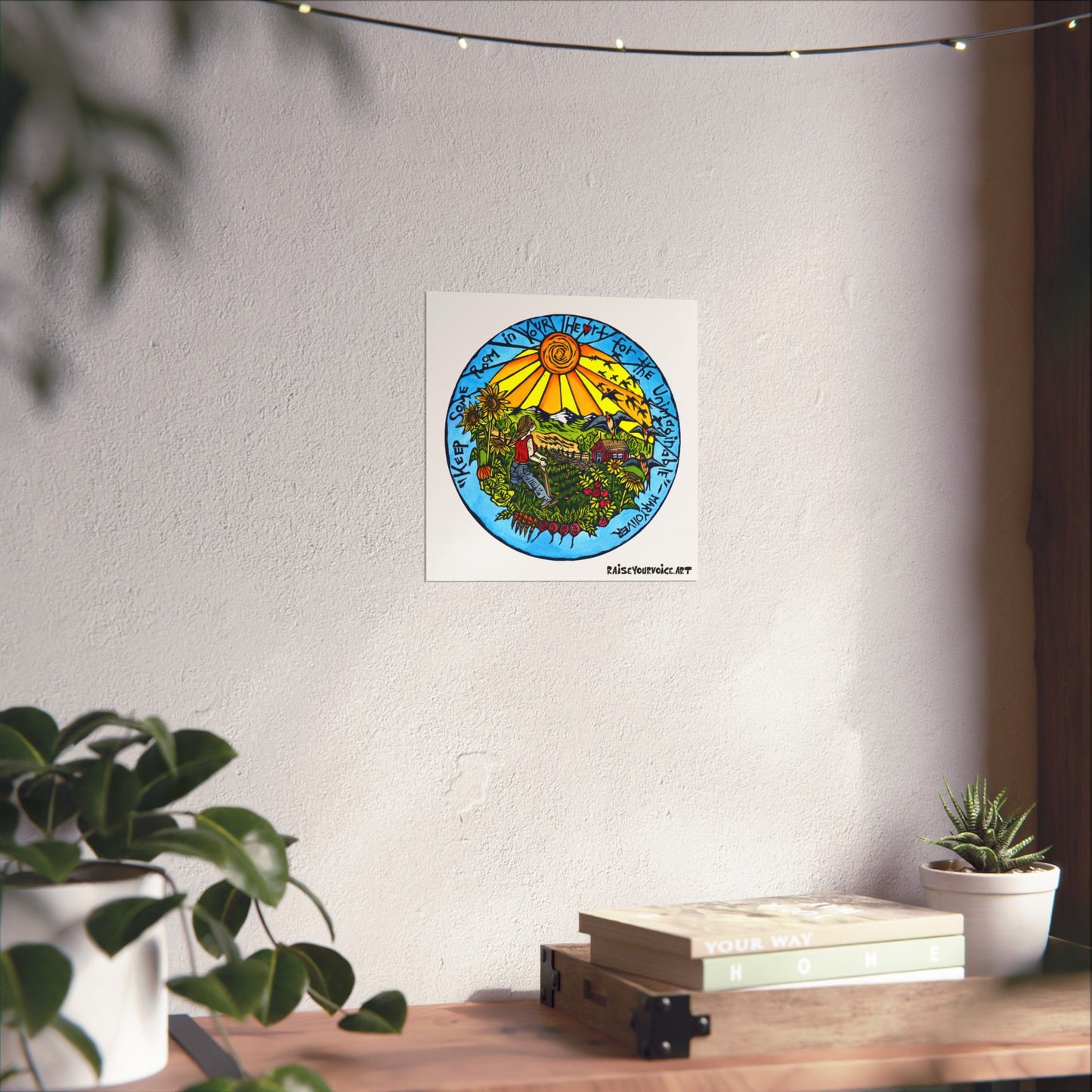 Dream big poster - nature and gardening poster