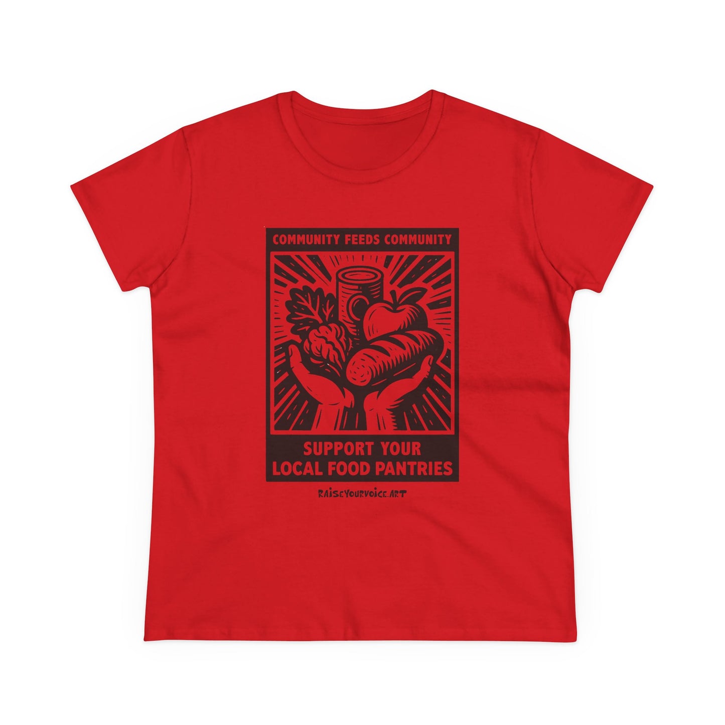 Community Feeds Community, Food Security Awareness Women's Tee