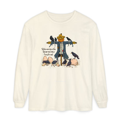 Stevensville Scarecrow Festival – Unisex Garment-dyed Long Sleeve T-Shirt