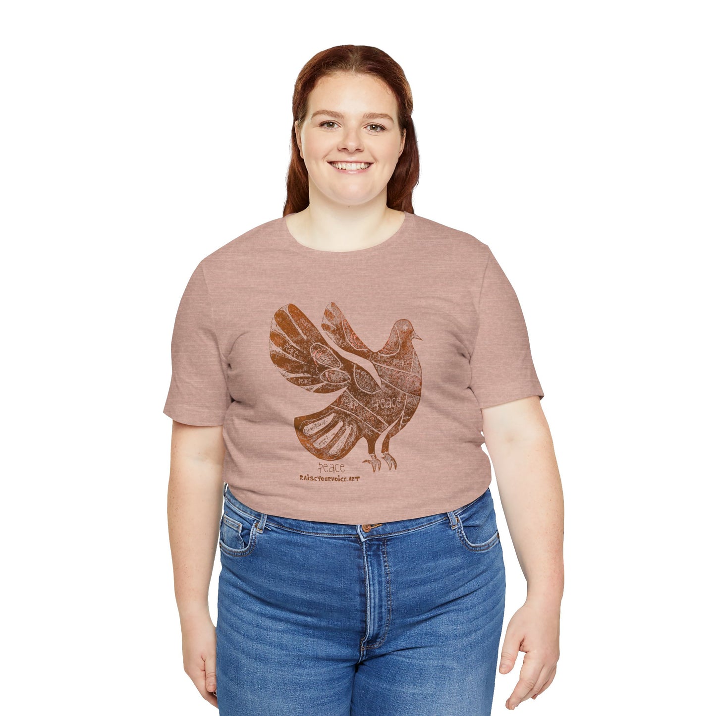 Peace Pigeon Graphic Tee - Unisex Jersey Short Sleeve T-Shirt