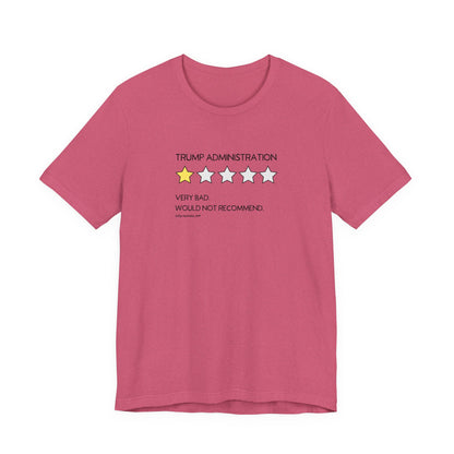 One Star Review, unisex tee