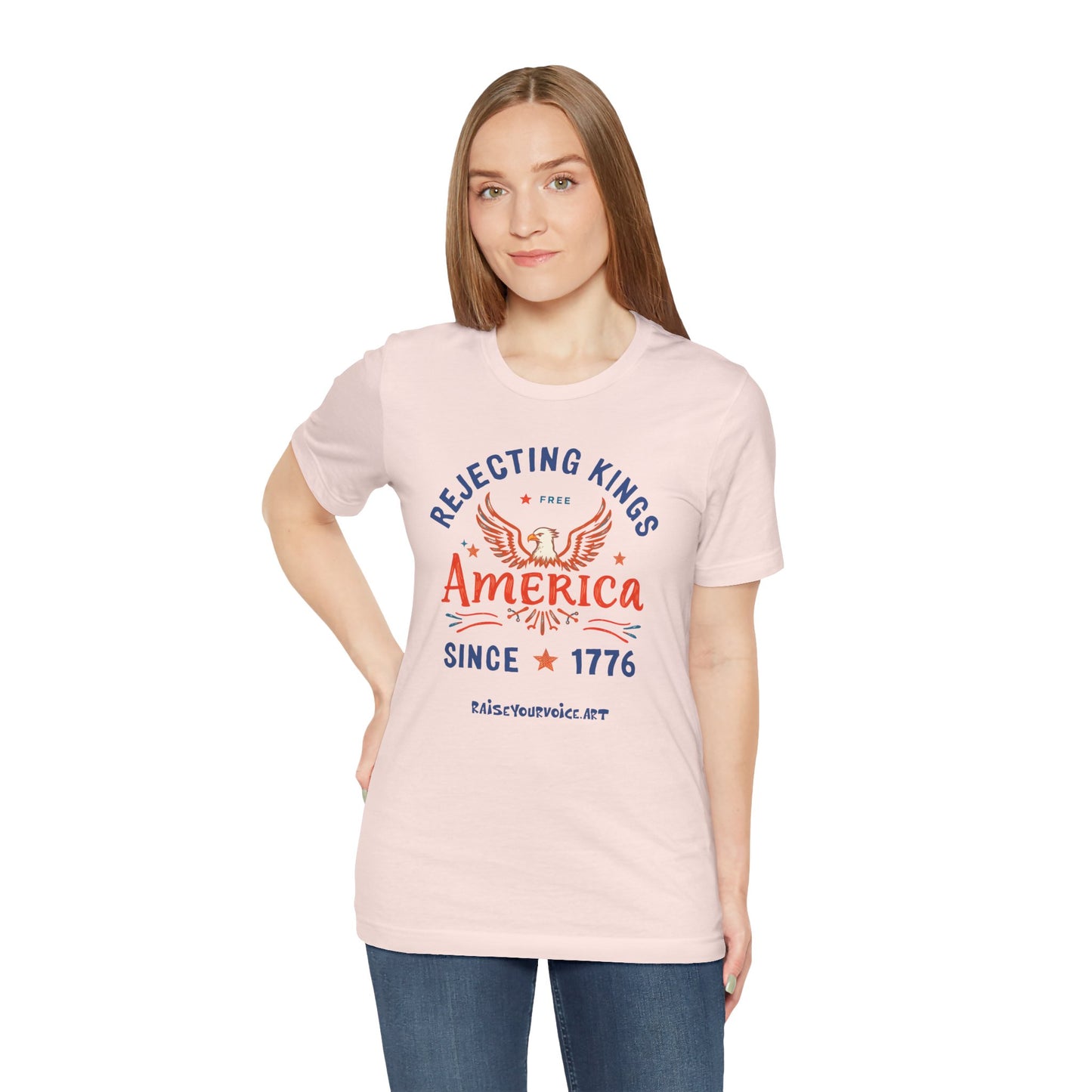 Patriotic Tee for Freedom Lovers, American Flag T-Shirt, 4th of July Outfits, Election Day Apparel, Casual Statement Top