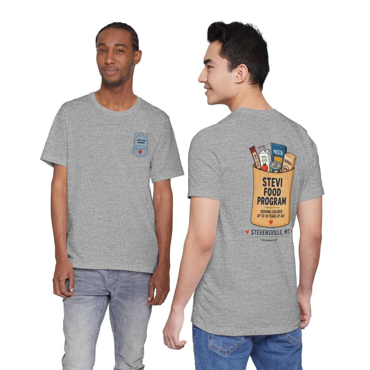 Stevi Food Program Grocery Bag – Unisex Jersey Short Sleeve Tee