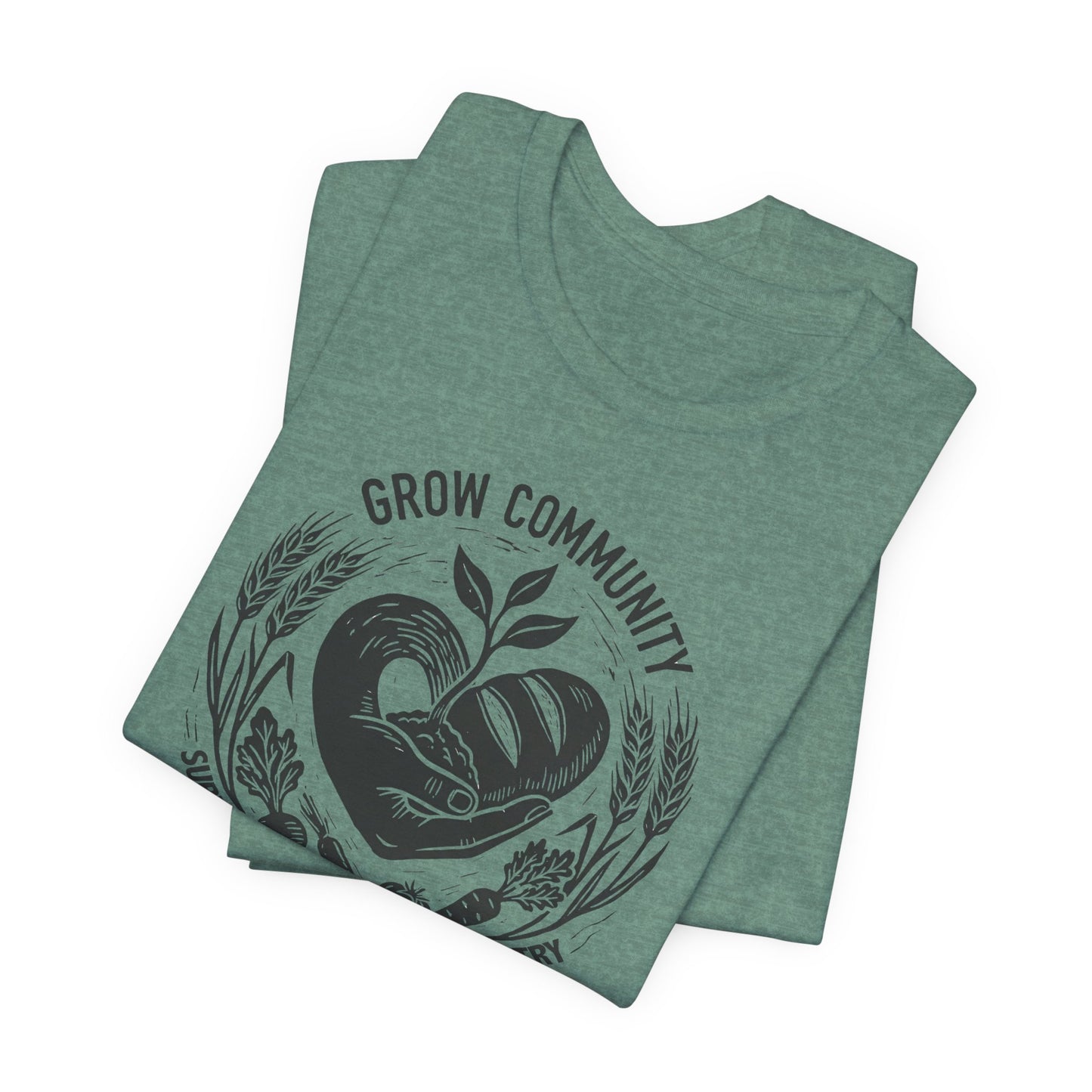 Grow Community Food Security Awareness Unisex Tee, I Voted