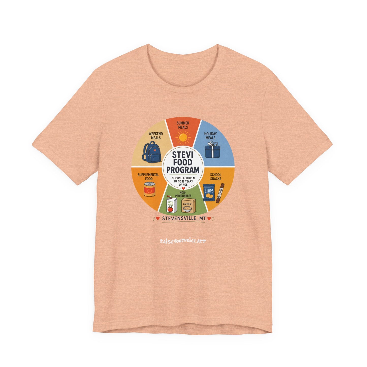 Stevi Food Program – Unisex Jersey Short Sleeve Tee