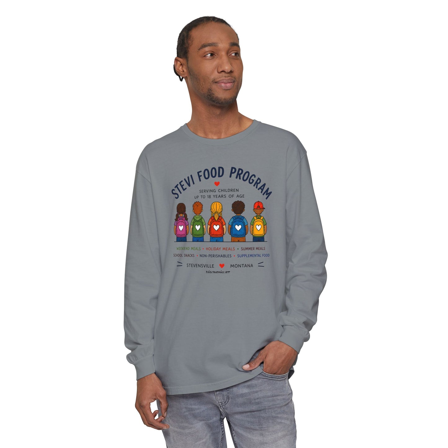 Stevi Food Program Backpacks - Unisex Long Sleeve