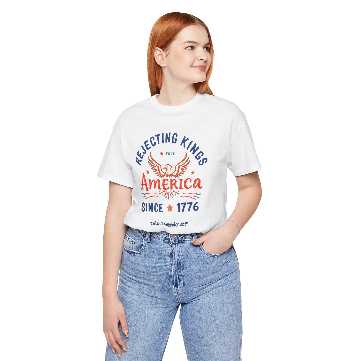 Patriotic Unisex Tee for Freedom Lovers, American Flag T-Shirt, 4th of July Outfits, Election Day Apparel, Casual Statement Top