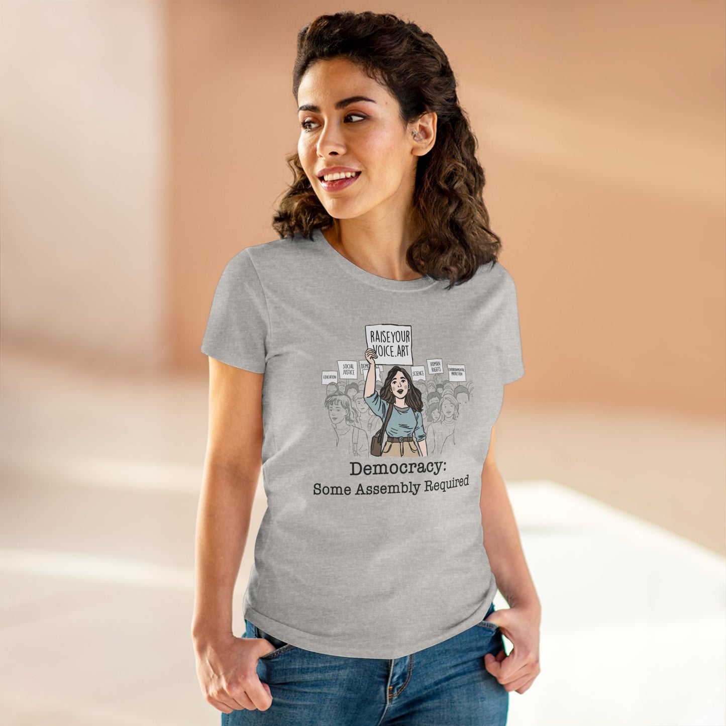Democracy:  Some Assembly Required, Women's Tee