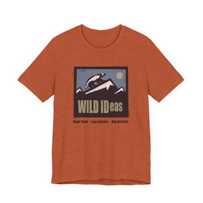Wild Ideas Mountain Scene, unisex tee.