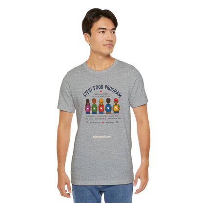 Stevi Food Program Backpacks – Unisex Jersey Short Sleeve Tee