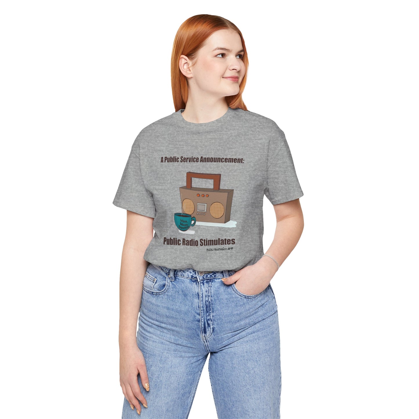 Public Radio Stimulates Unisex Jersey Tee
