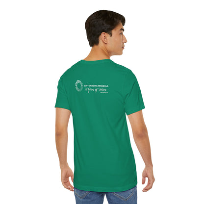Soft Landing Missoula - 10 Years Welcome, unisex tee.