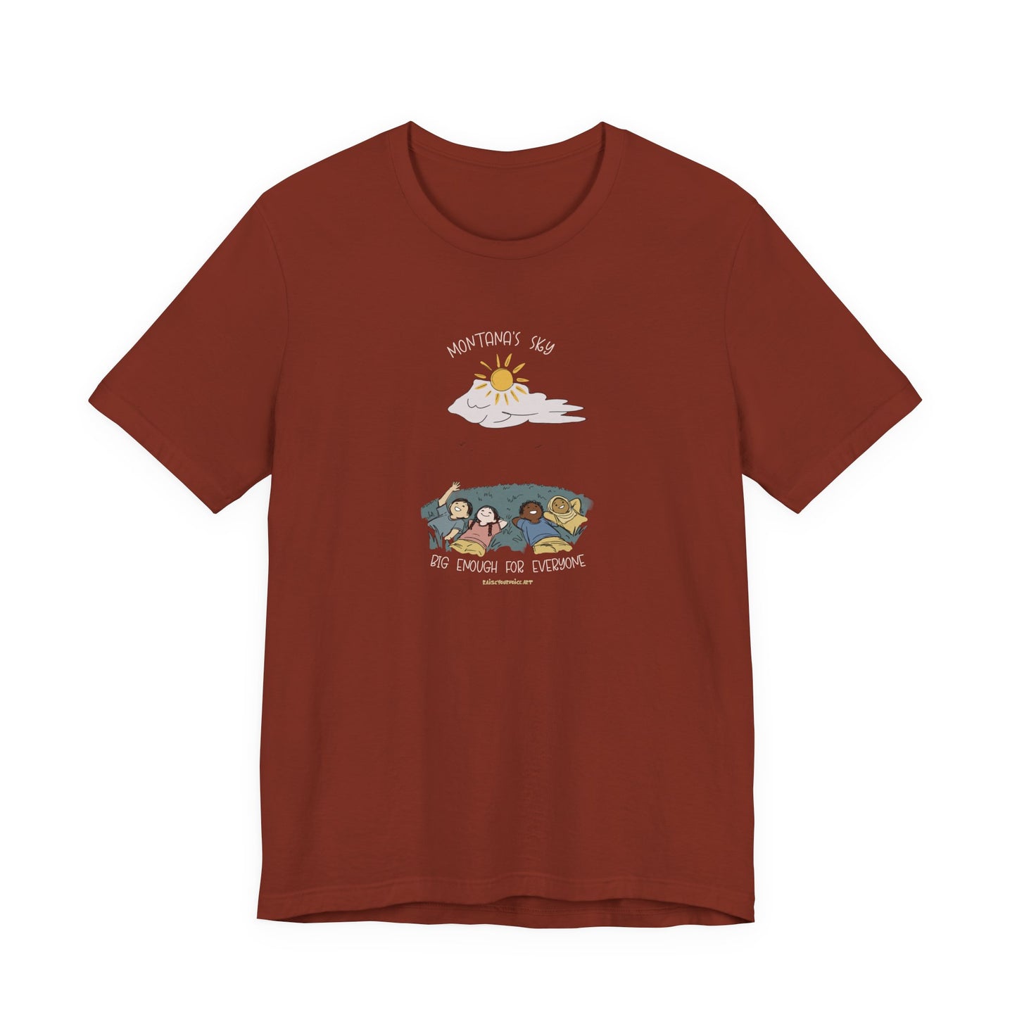 Montana’s Sky is big enough for everybody, unisex tee