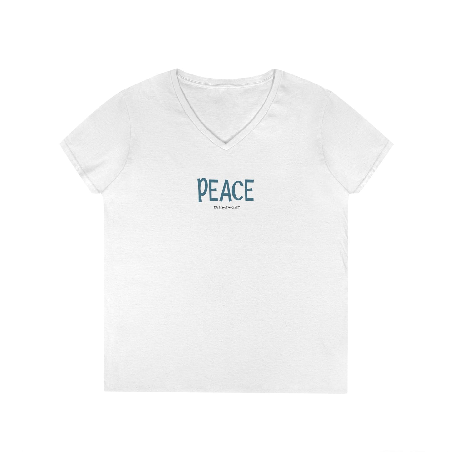 Peace - women's v-neck tee