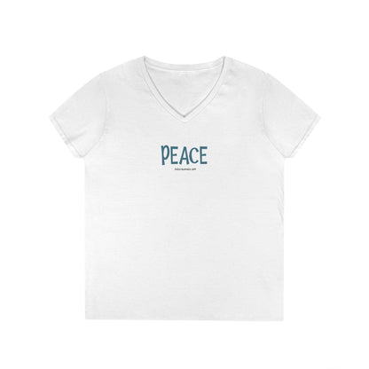 Peace - women's v-neck tee