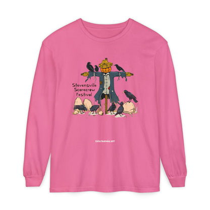 Stevensville Scarecrow Festival – Unisex Garment-dyed Long Sleeve T-Shirt